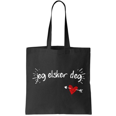 Jeg Elsker Deg I Love You In Norwegian Bag