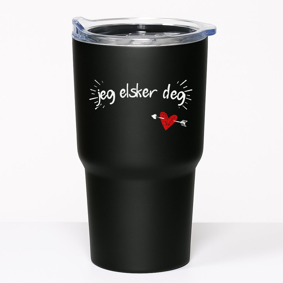 Jeg Elsker Deg I Love You In Norwegian Tumbler