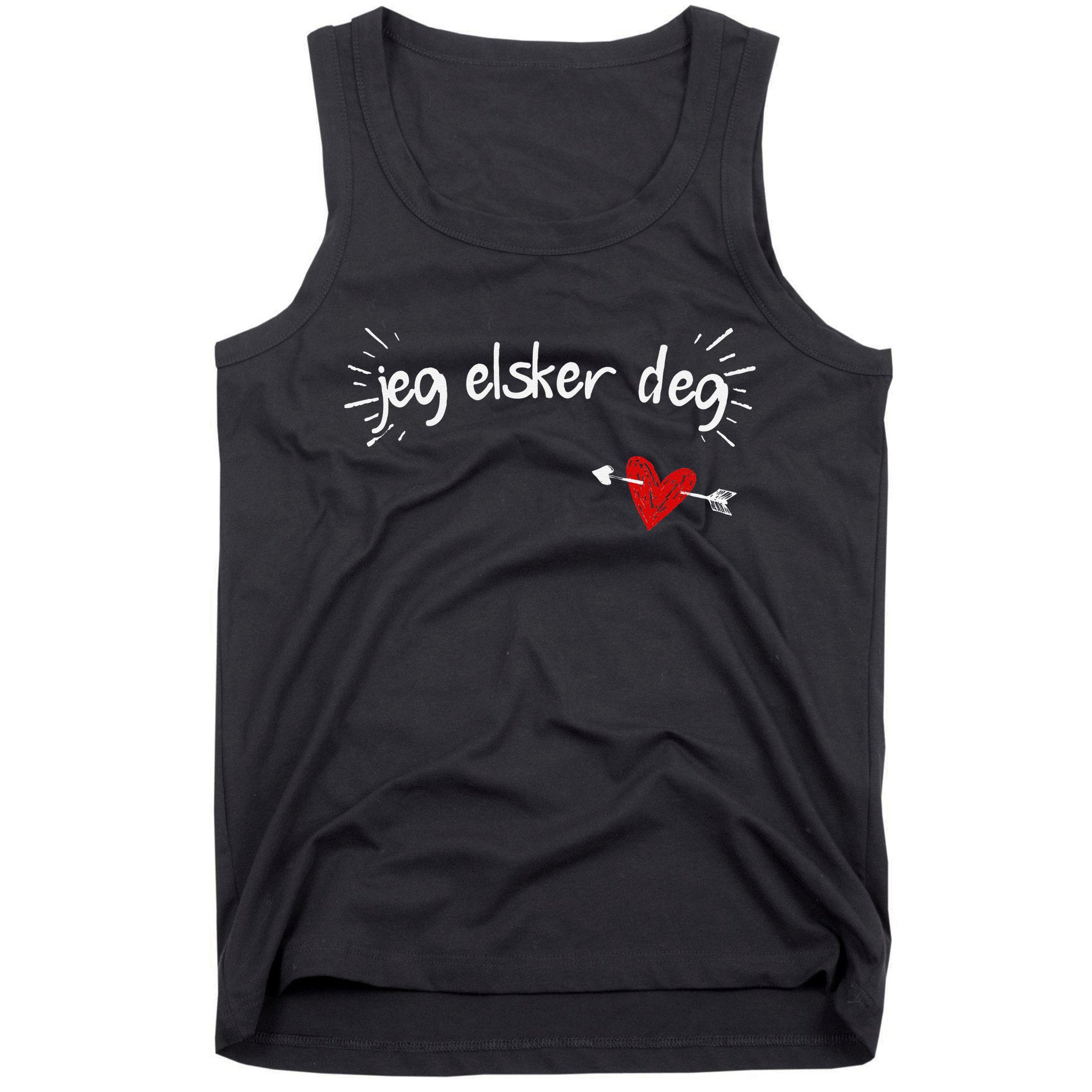 Jeg Elsker Deg I Love You In Norwegian Tank Top