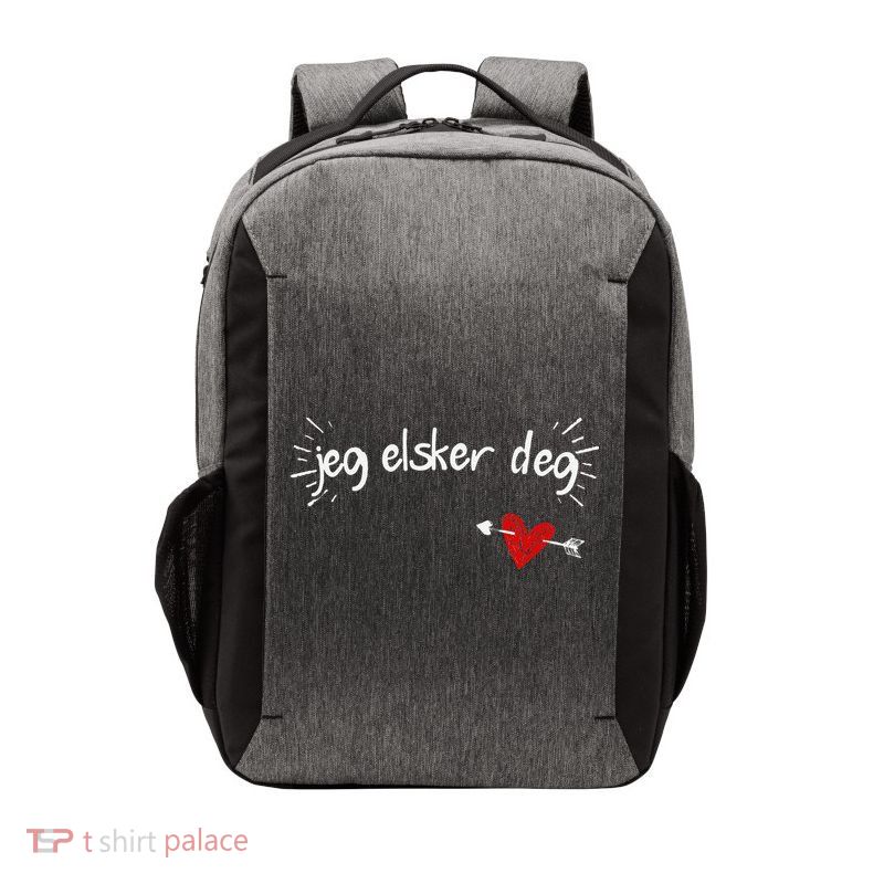 Jeg Elsker Deg I Love You In Norwegian Vector Backpack