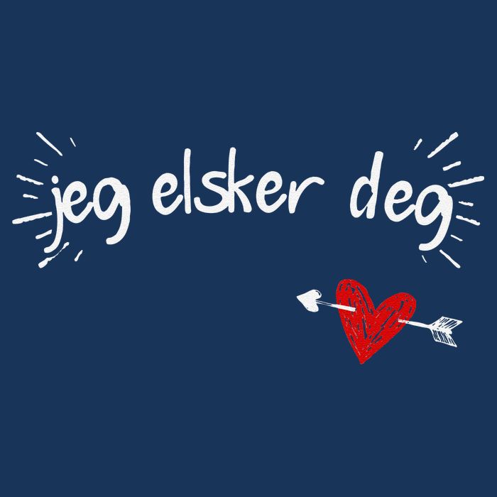 Jeg Elsker Deg I Love You In Norwegian Infant Baby Jersey Bodysuit