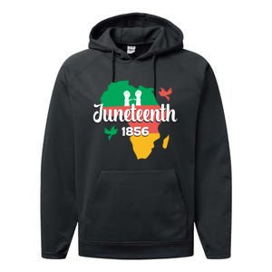 Juneteenth Emancipation Day Commemoration Performance Fleece Hoodie