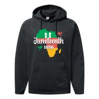 Juneteenth Emancipation Day Commemoration Performance Fleece Hoodie