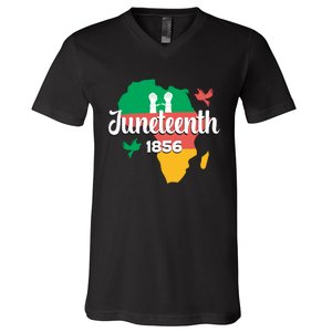 Juneteenth Emancipation Day Commemoration V-Neck T-Shirt