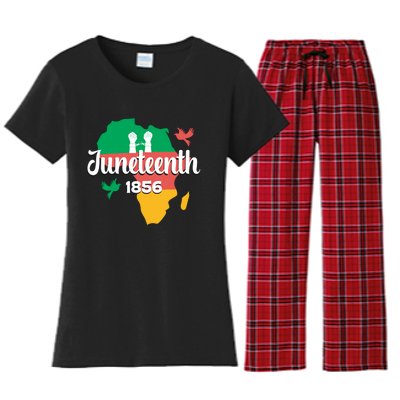 Juneteenth Emancipation Day Commemoration Women's Flannel Pajama Set