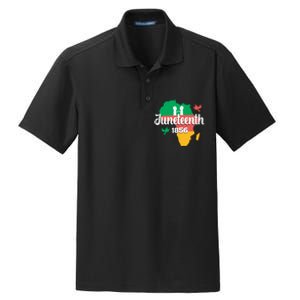 Juneteenth Emancipation Day Commemoration Dry Zone Grid Polo