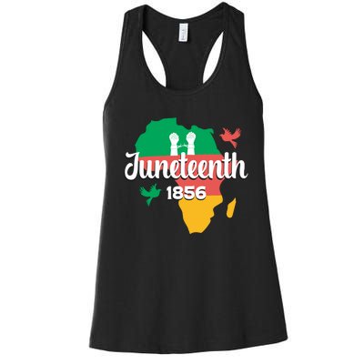 Juneteenth Emancipation Day Commemoration Women's Racerback Tank