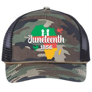 Juneteenth Emancipation Day Commemoration Retro Rope Trucker Hat Cap