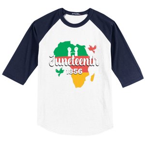 Juneteenth Emancipation Day Commemoration Baseball Sleeve Shirt