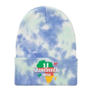 Juneteenth Emancipation Day Commemoration Tie Dye 12in Knit Beanie