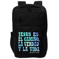 Jesus Es El Camino Premium Impact Tech Backpack