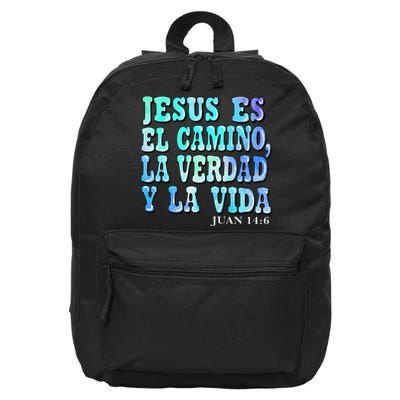 Jesus Es El Camino Premium 16 in Basic Backpack