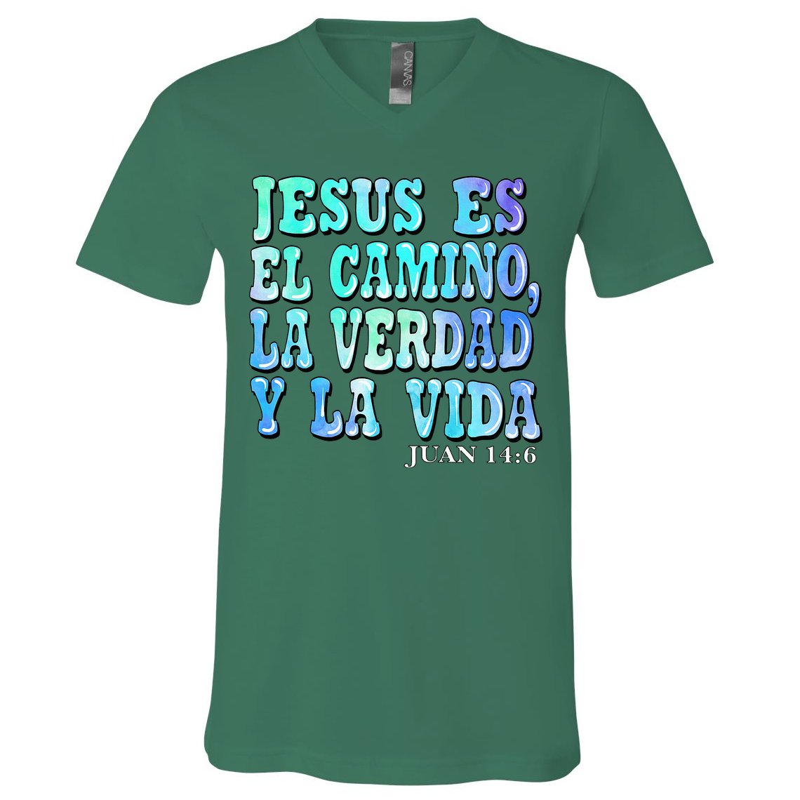 Jesus Es El Camino Premium V-Neck T-Shirt