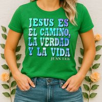 Jesus Es El Camino Premium Womens T-Shirt