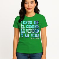 Jesus Es El Camino Premium Womens T-Shirt