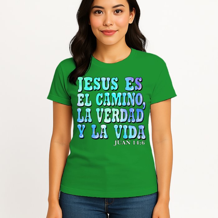 Jesus Es El Camino Premium Womens T-Shirt