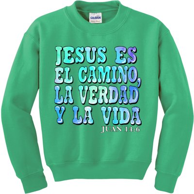 Jesus Es El Camino Premium Kids Sweatshirt