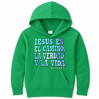 Jesus Es El Camino Premium Kids Hoodie