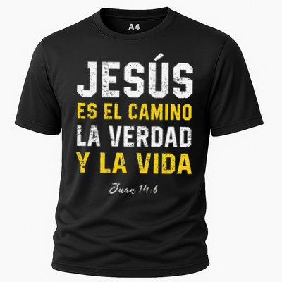 Jesus Es El Camino En Espanol Christian Spanish Preachers Premium Performance Shirt