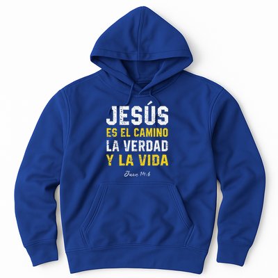 Jesus Es El Camino En Espanol Christian Spanish Preachers Premium Hoodie