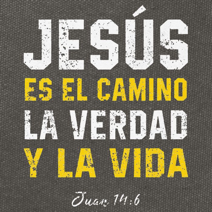 Jesus Es El Camino En Espanol Christian Spanish Preachers Premium Cotton Canvas Backpack