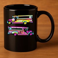 Jeepney 11oz C Handle Ceramic Mug