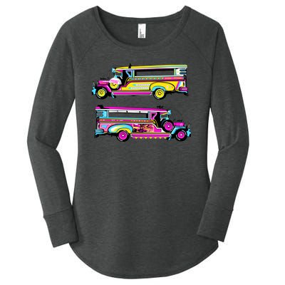 Jeepney Women's Perfect Tri Tunic Long Sleeve Shirt