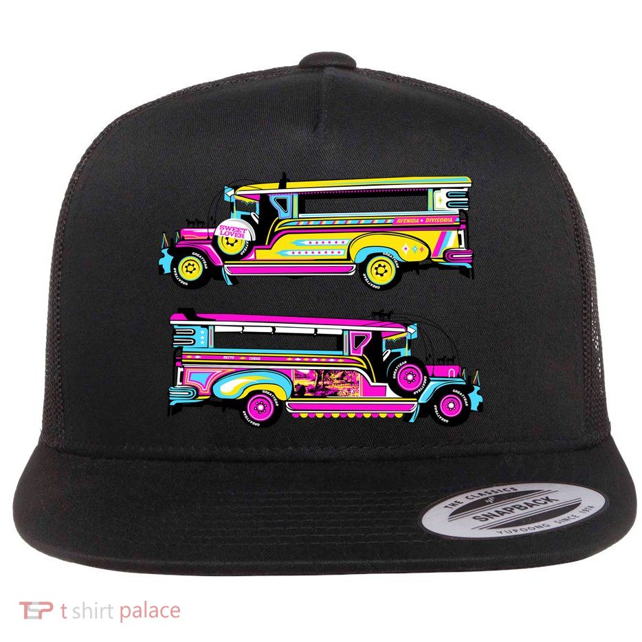 Jeepney Flat Bill Trucker Hat