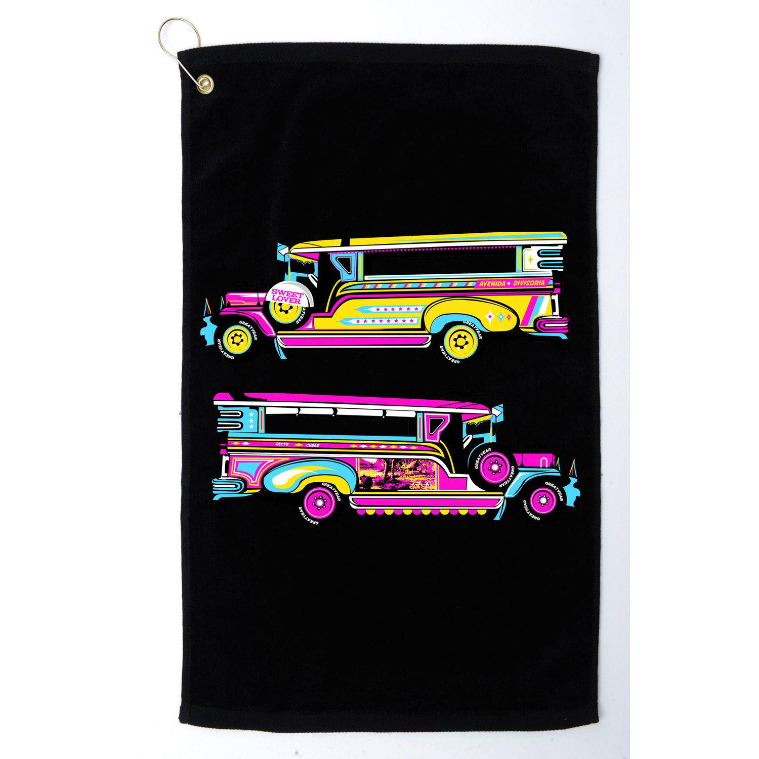 Jeepney Golf Towel