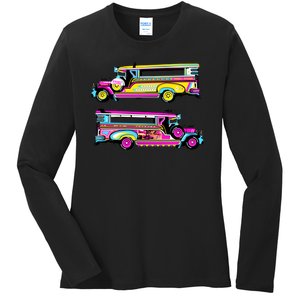 Jeepney Ladies Long Sleeve Shirt