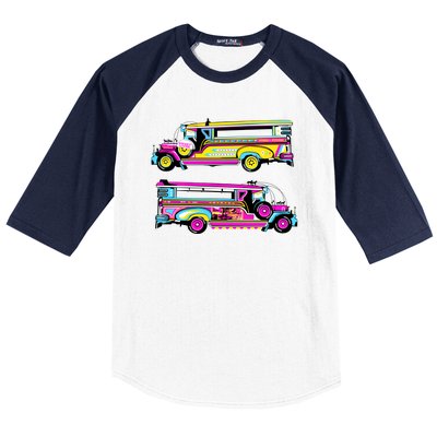 Jeepney Baseball Sleeve Shirt