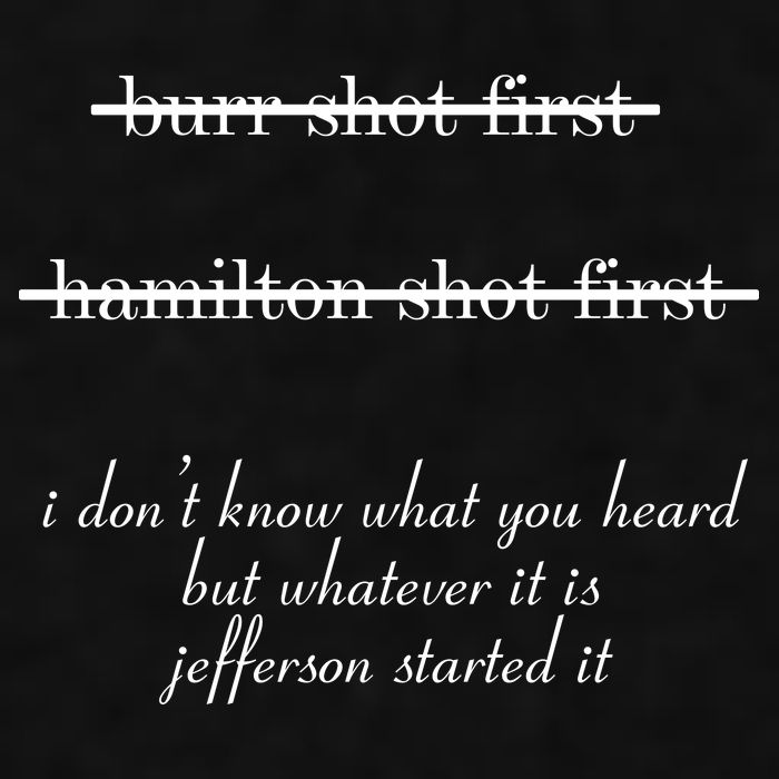 Jefferson Started It Hamilton Burr Ladies PosiCharge Tri-Blend Wicking Tank