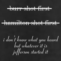 Jefferson Started It Hamilton Burr Microfiber Hand Towel