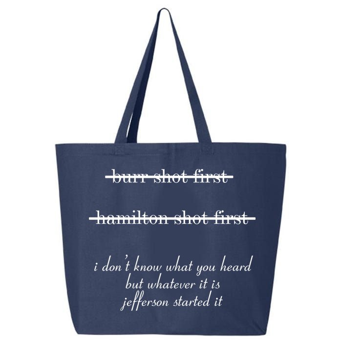 Jefferson Started It Hamilton Burr 25L Jumbo Tote