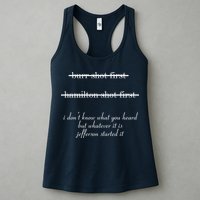 Jefferson Started It Hamilton Burr Womens Tank Top
