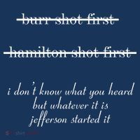 Jefferson Started It Hamilton Burr Baby Bodysuit
