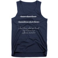 Jefferson Started It Hamilton Burr Tank Top