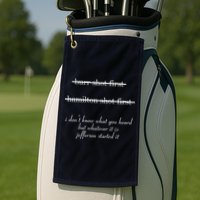 Jefferson Started It Hamilton Burr Golf Towel