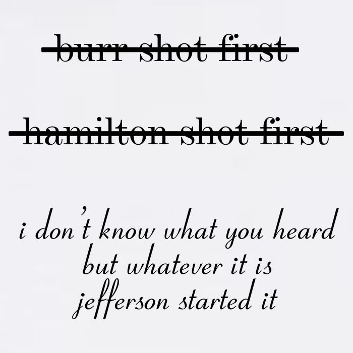 Jefferson Started It Hamilton Burr Garment-Dyed Sweatshirt