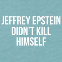 Jeffrey Epstein Didn't Kill Himself Sueded Cloud Jersey T-Shirt