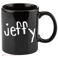 Jeffy 11oz C Handle Ceramic Mug