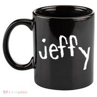 Jeffy 11oz C Handle Ceramic Mug