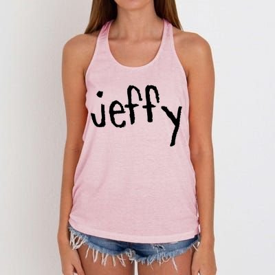 Jeffy Women's Knotted Racerback Tank