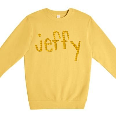 Jeffy Gold Logo Premium Crewneck Sweatshirt