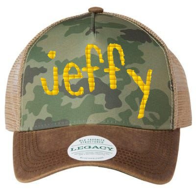 Jeffy Gold Logo Legacy Tie Dye Trucker Hat