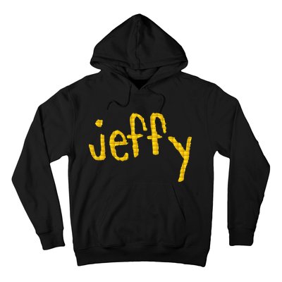 Jeffy Gold Logo Hoodie