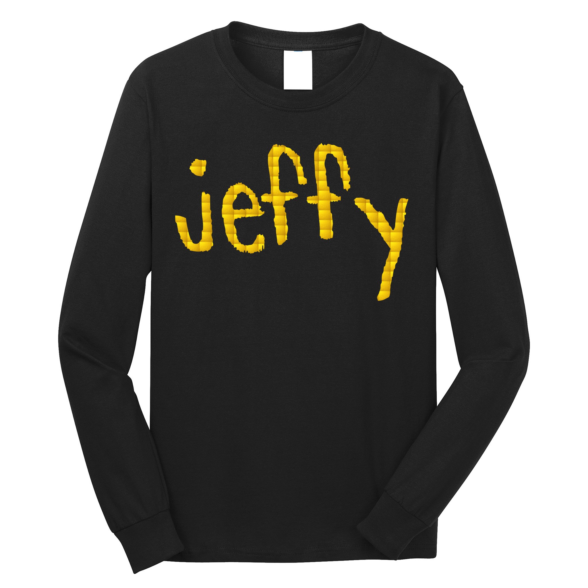 Jeffy Gold Logo Long Sleeve Shirt