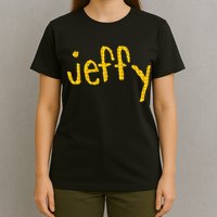 Jeffy Gold Logo T-Shirt