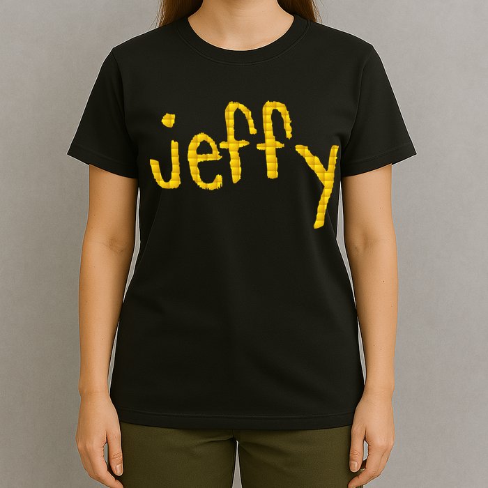Jeffy Gold Logo T-Shirt