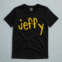 Jeffy Gold Logo T-Shirt